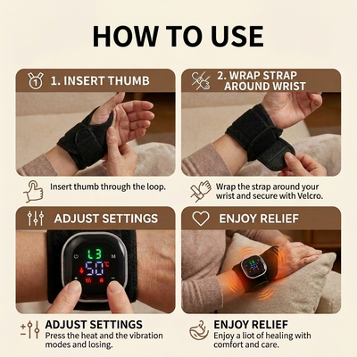 ReliefWrap™ Heated Vibration Massager